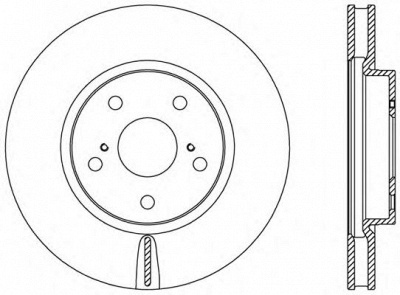 OPEN PARTS bdr246220 -  Тормозной диск